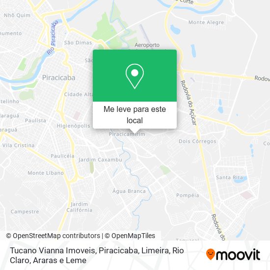 Tucano Vianna Imoveis mapa