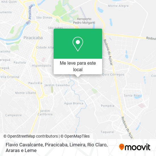 Flavio Cavalcante mapa