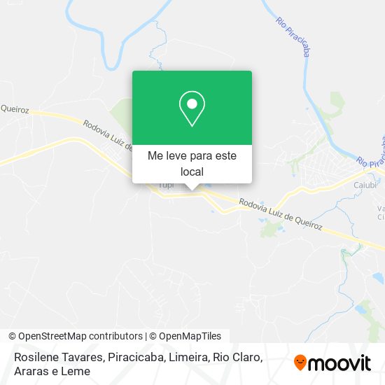 Rosilene Tavares mapa