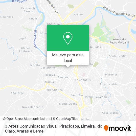 3 Artes Comunicacao Visual mapa