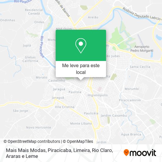 Mais Mais Modas mapa