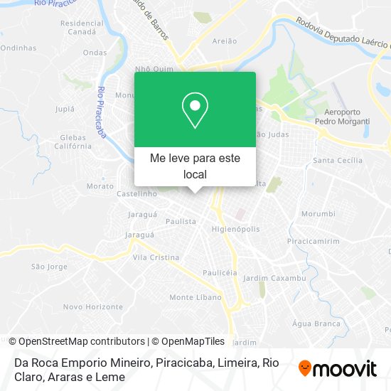 Da Roca Emporio Mineiro mapa