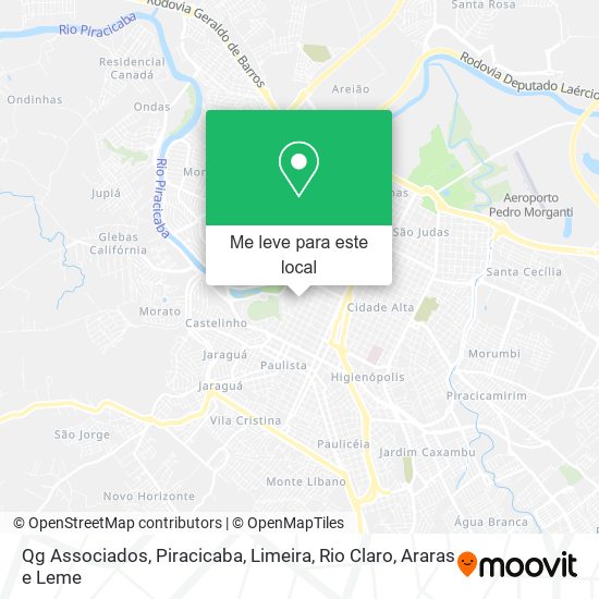 Qg Associados mapa