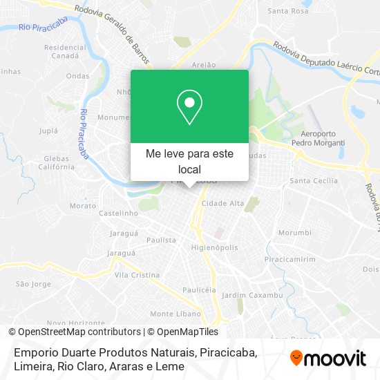 Emporio Duarte Produtos Naturais mapa