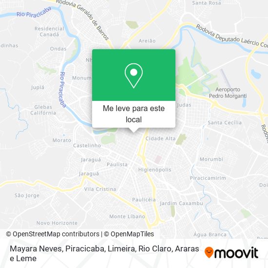 Mayara Neves mapa
