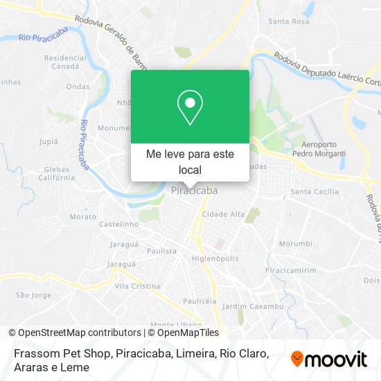 Frassom Pet Shop mapa