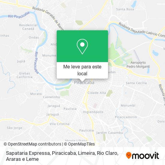 Sapataria Expressa mapa