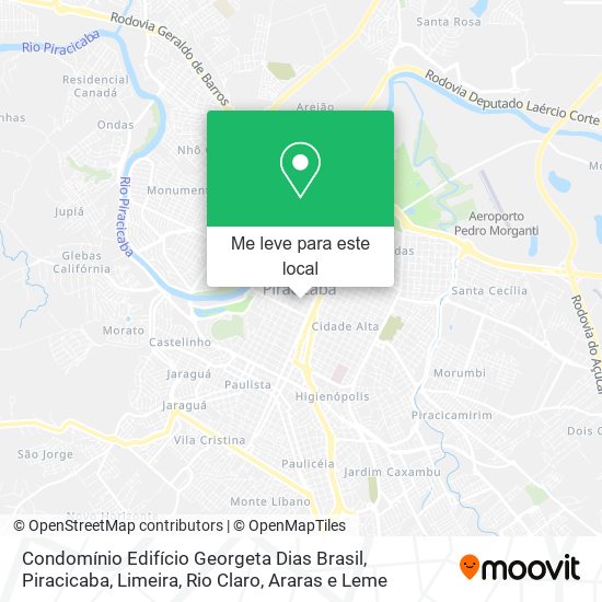 Condomínio Edifício Georgeta Dias Brasil mapa