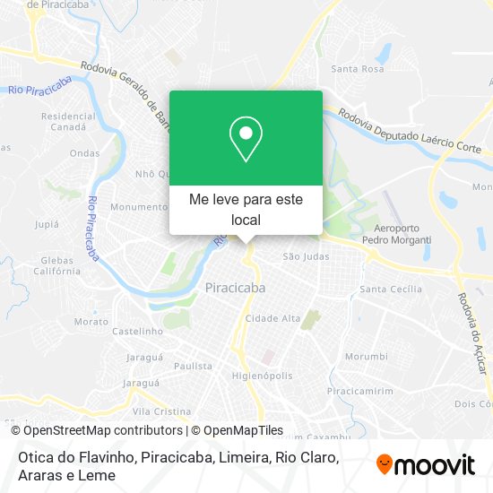 Otica do Flavinho mapa