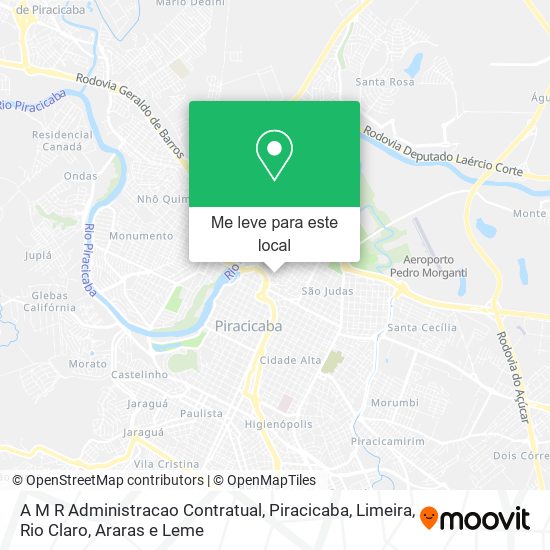 A M R Administracao Contratual mapa