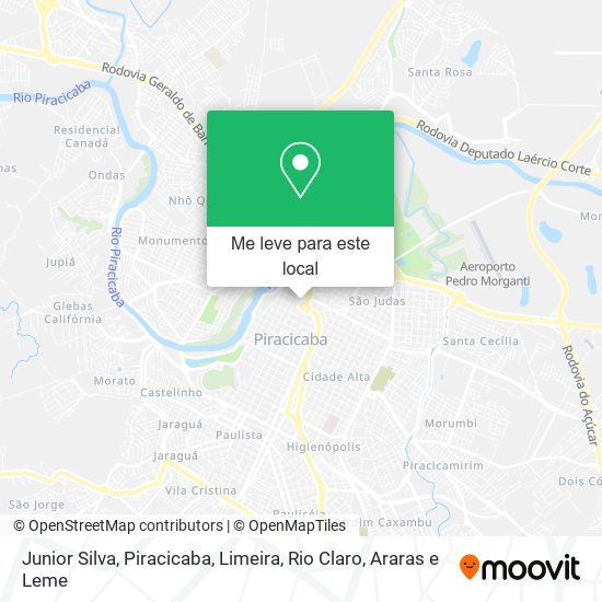 Junior Silva mapa