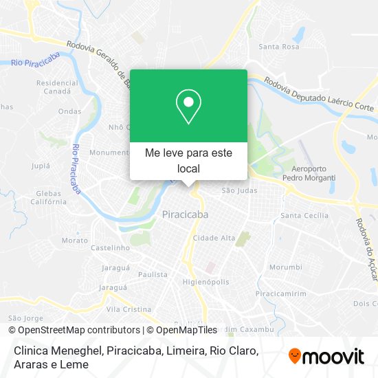 Clinica Meneghel mapa