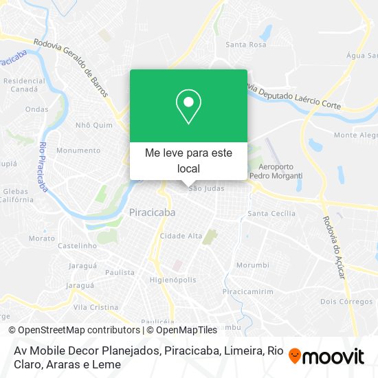 Av Mobile Decor Planejados mapa