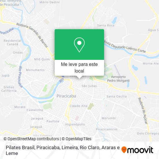 Pilates Brasil mapa