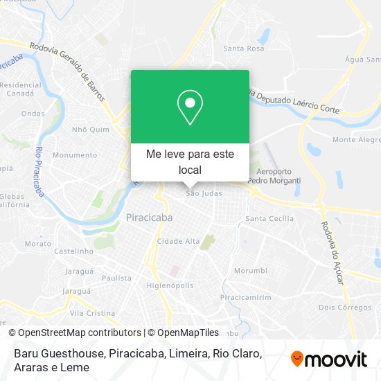Baru Guesthouse mapa
