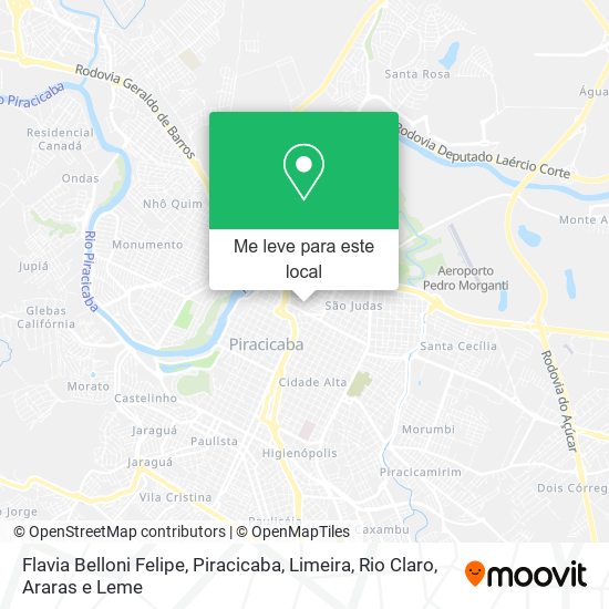 Flavia Belloni Felipe mapa