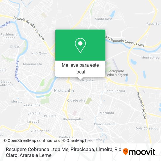 Recupere Cobranca Ltda Me mapa