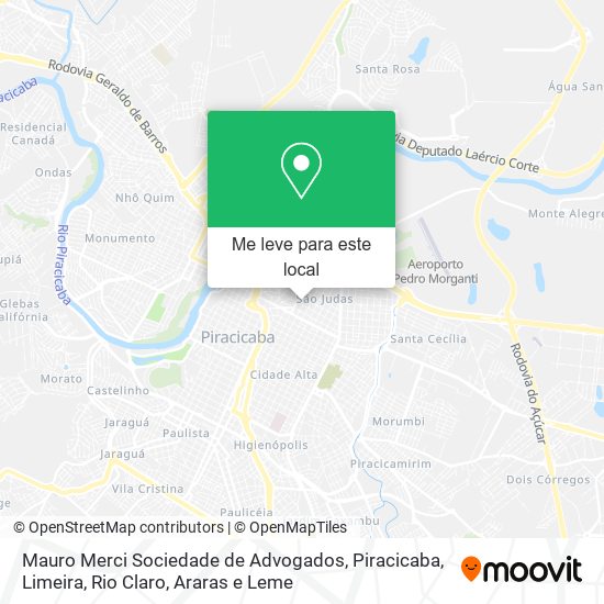 Mauro Merci Sociedade de Advogados mapa