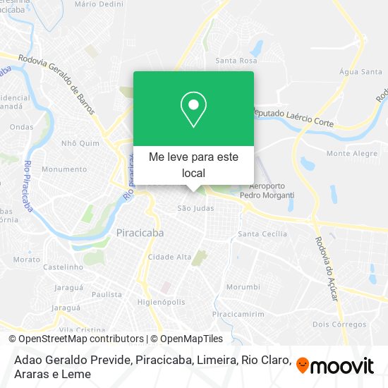 Adao Geraldo Previde mapa