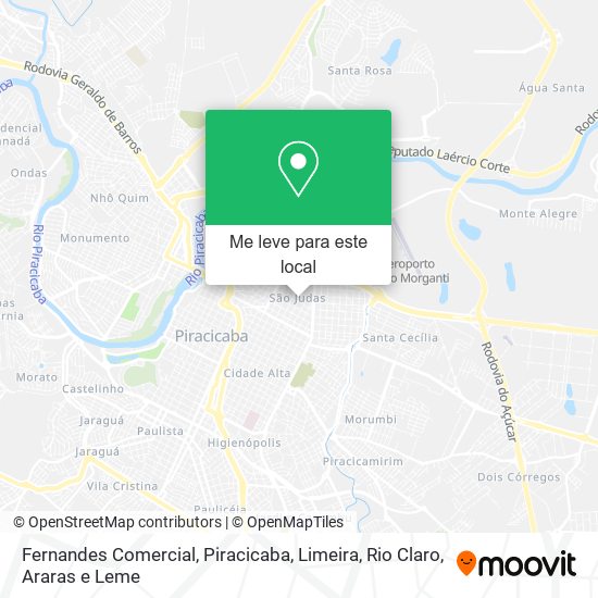 Fernandes Comercial mapa