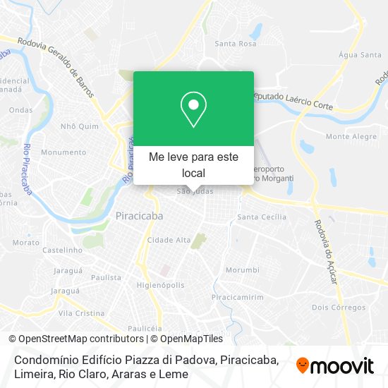 Condomínio Edifício Piazza di Padova mapa