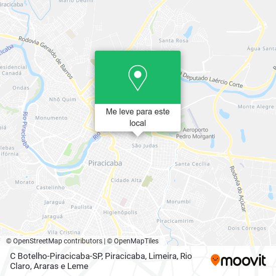 C Botelho-Piracicaba-SP mapa