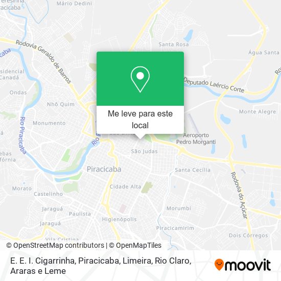 E. E. I. Cigarrinha mapa