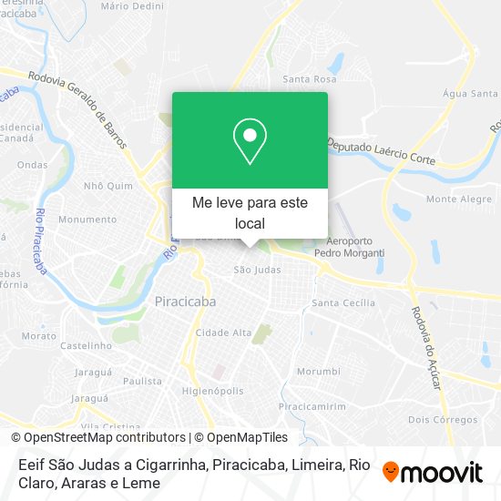 Eeif São Judas a Cigarrinha mapa