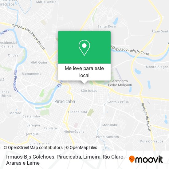 Irmaos Bjs Colchoes mapa
