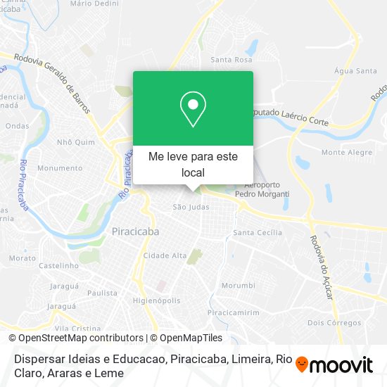 Dispersar Ideias e Educacao mapa