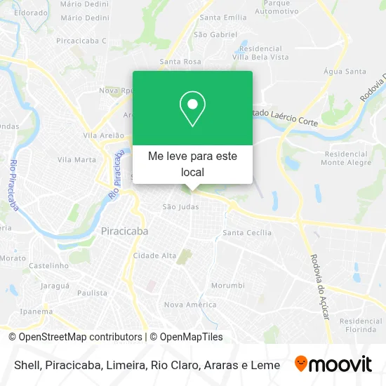 Shell mapa
