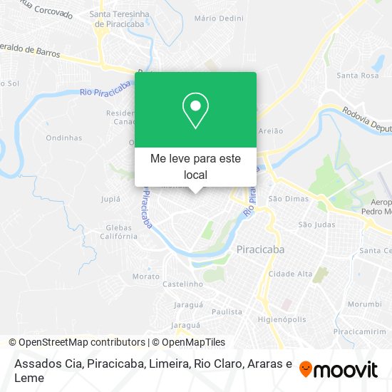 Assados Cia mapa