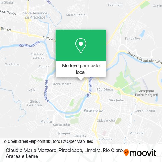 Claudia Maria Mazzero mapa