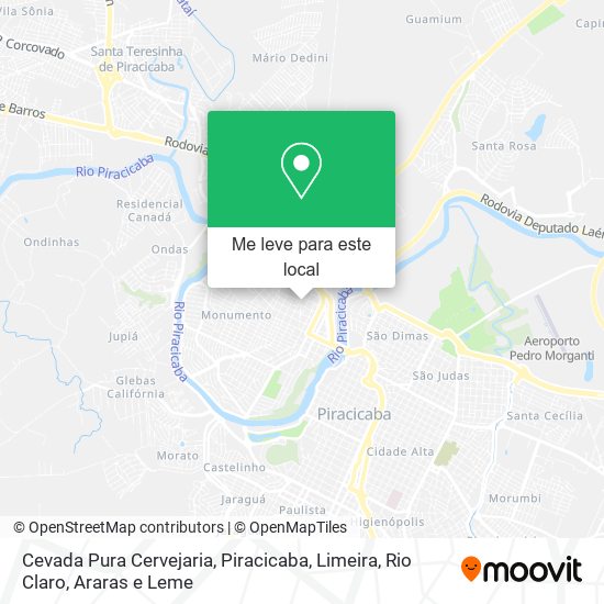 Cevada Pura Cervejaria mapa