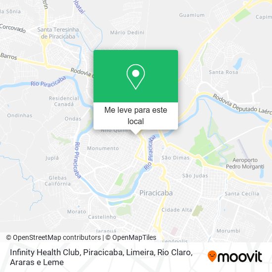 Infinity Health Club mapa