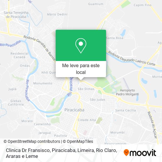 Clinica Dr Fransisco mapa