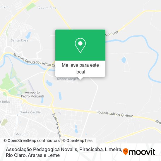 Associação Pedagogica Novalis mapa