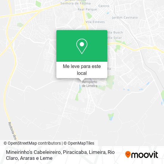 Mineirinho's Cabeleireiro mapa