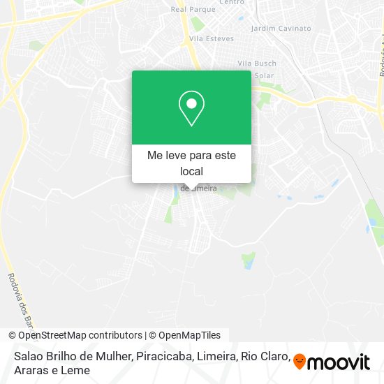 Salao Brilho de Mulher mapa