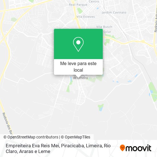 Empreiteira Eva Reis Mei mapa