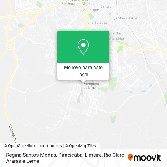 Regina Santos Modas mapa