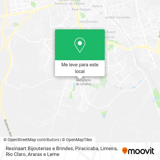 Resinaart Bijouterias e Brindes mapa