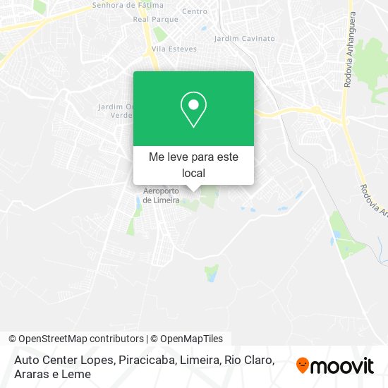 Auto Center Lopes mapa