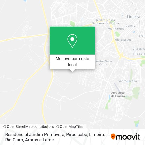 Residencial Jardim Primavera mapa