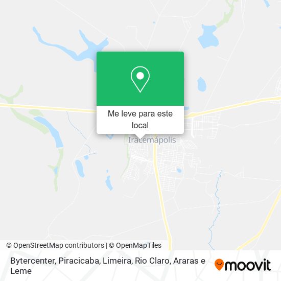 Bytercenter mapa