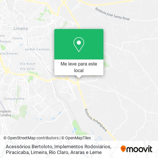 Acessórios Bertoloto, Implementos Rodoviários mapa