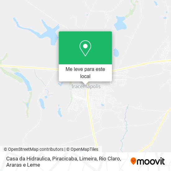 Casa da Hidraulica mapa