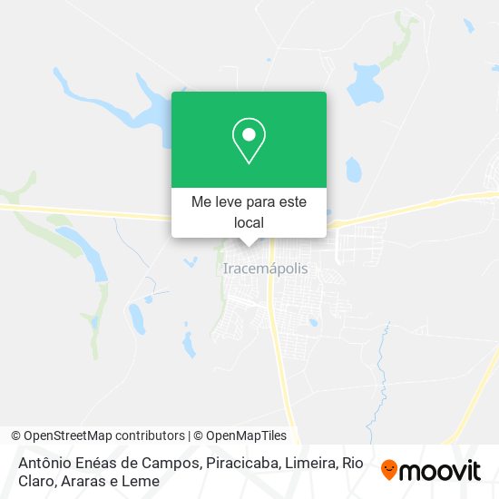 Antônio Enéas de Campos mapa