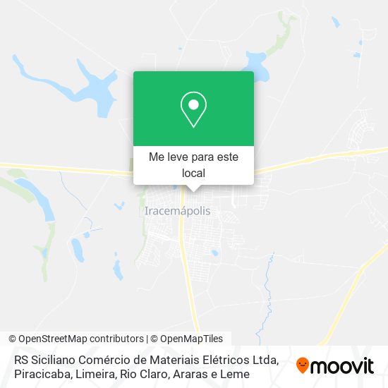 RS Siciliano Comércio de Materiais Elétricos Ltda mapa