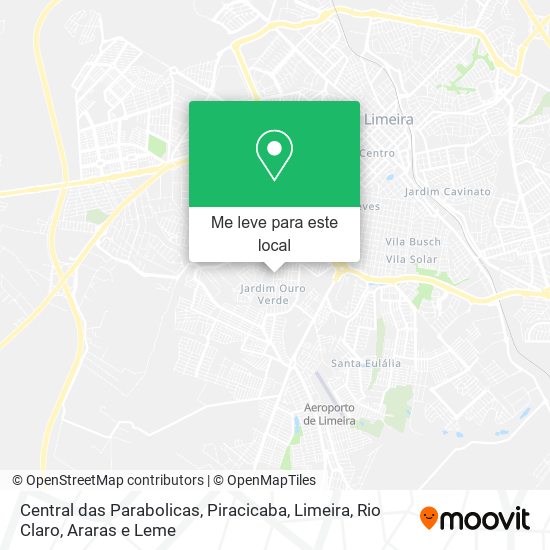 Central das Parabolicas mapa